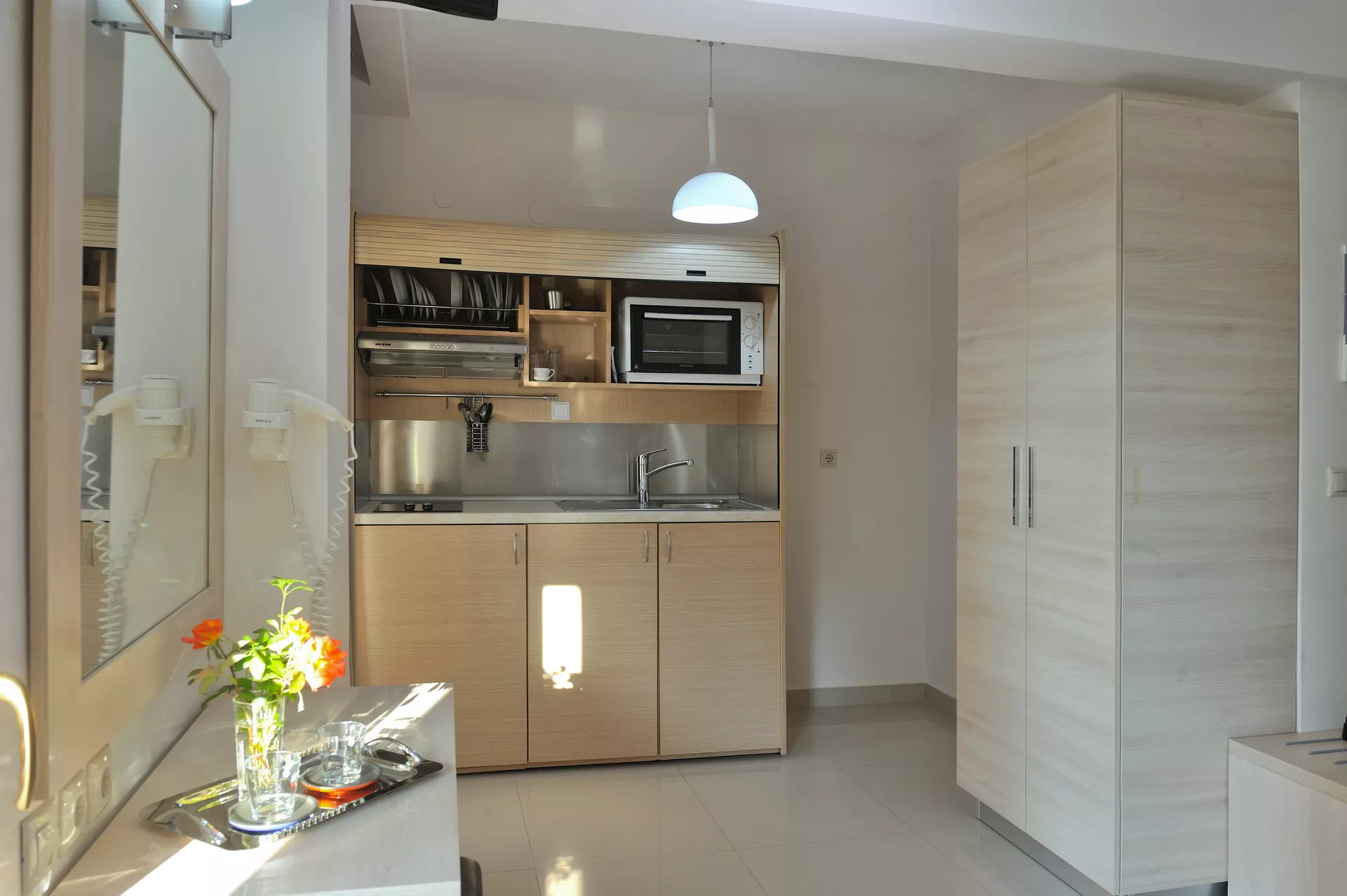 Tiara Holidays - Kochili Seashell Apartments - studio - kuhinja